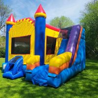 Dino Jump _ 6 in 1 Castle Bounce House Slide Rental _ Long Grove, IL